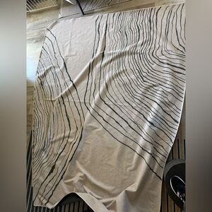 8x10 Ruggable Nina Takesh Seine Sage & Ivory Rug Cover only